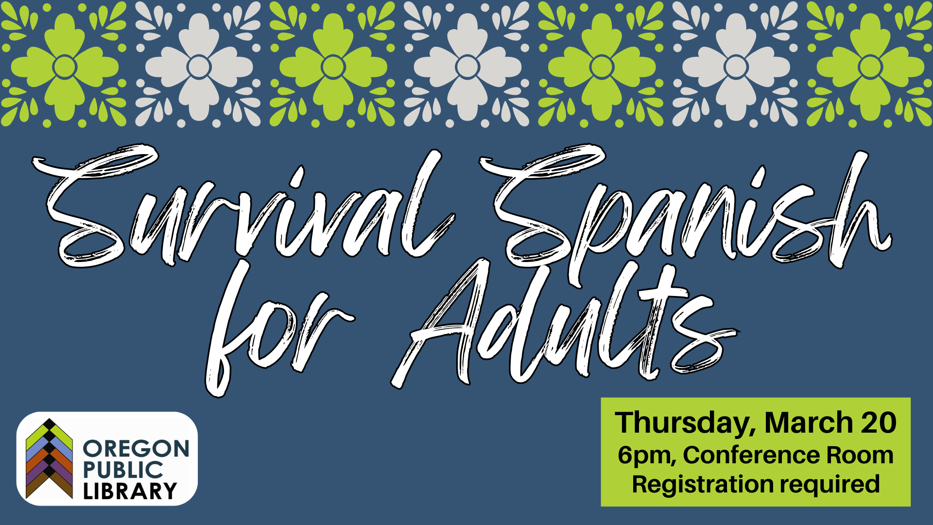 Survival Spanish for Adults
