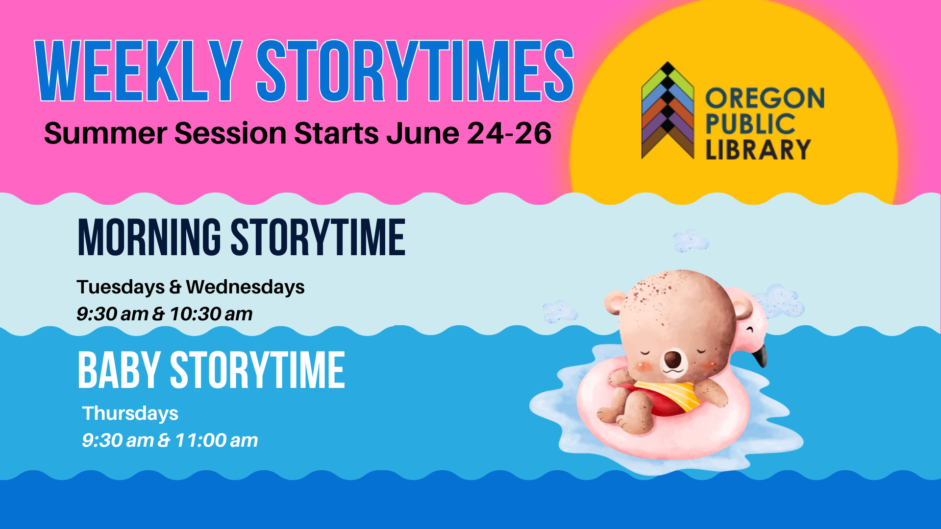 Weekly Storytimes 