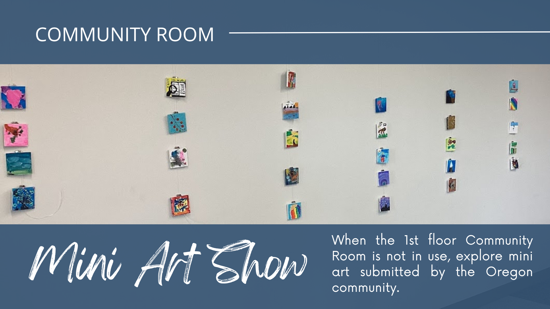 Mini Art Show Exhibit