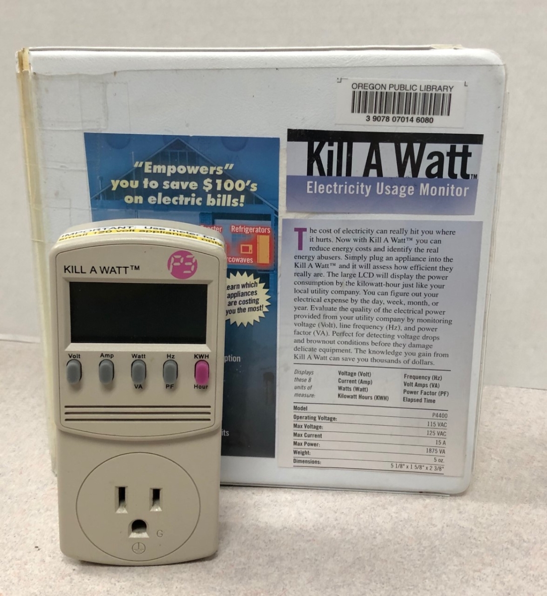 Kill A Watt Device
