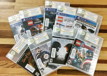 Selection of video games from our collection