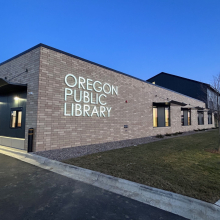 Exterior of the library