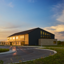 View of exterior from the parking lot
